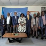 Libreville, le 13 décembre 2023 | Réunion sur le Plan d'Urgence de Développement Communautaire (PUDC).