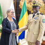 Le Président de la Transition, S. E. Brice Clotaire Oligui Nguema , a reçu une délégation des Nations Unies menée par Mme Ahunna Eziakonwa, Sous-Secrétaire Générale des Nations Unies, PNUD GABON .